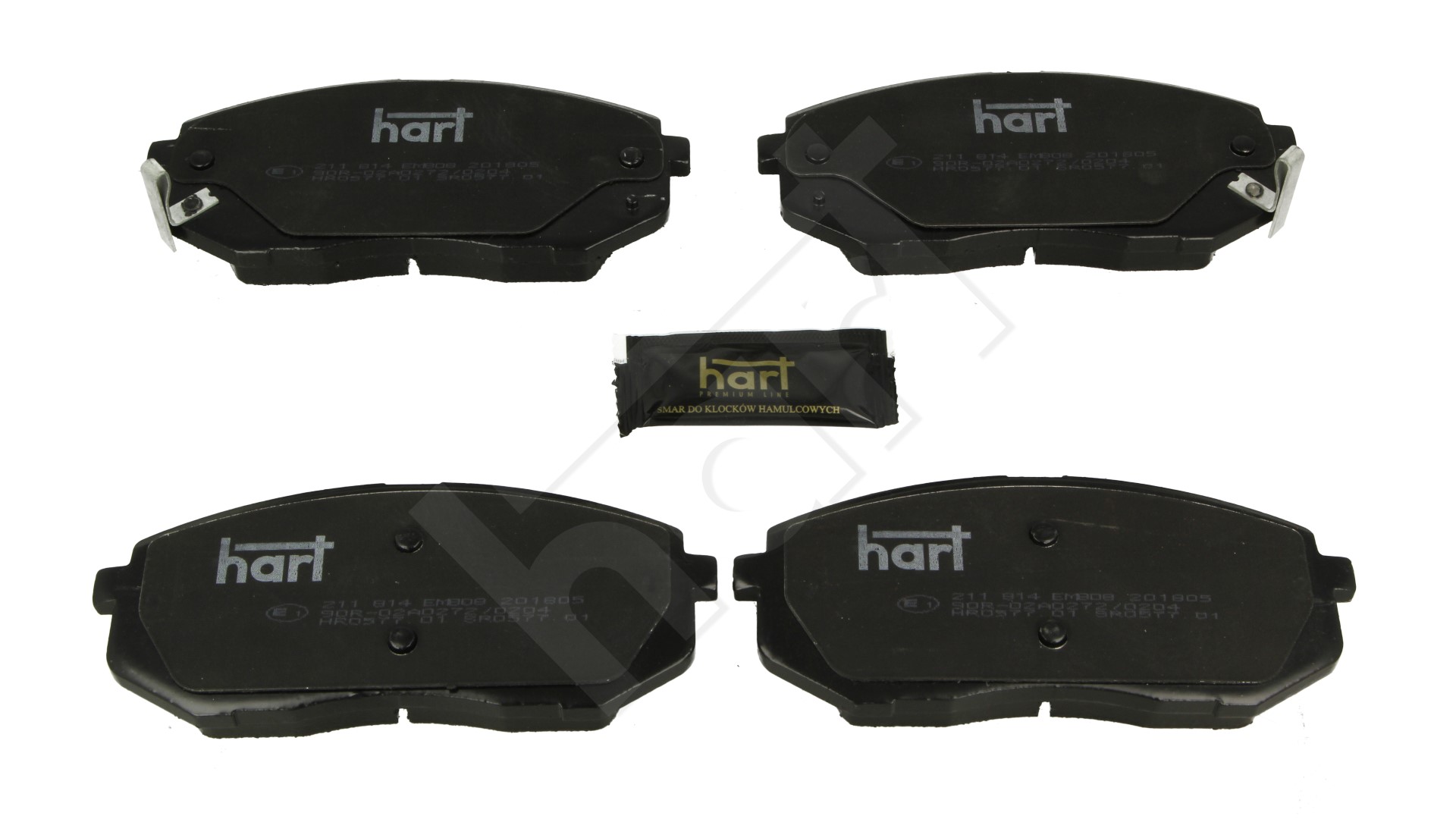 Klocki hamulcowe HART 211 814