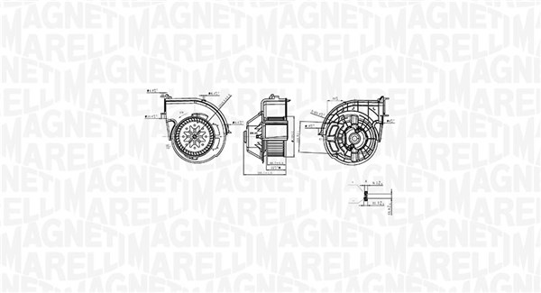 Wentylator wewnętrzny MAGNETI MARELLI 069412761010