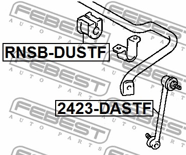Guma stabilizatora FEBEST RNSB-DUSTF