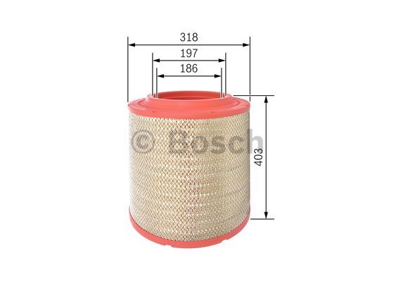 Filtr powietrza BOSCH F 026 400 563