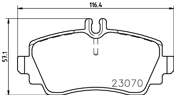 Klocki hamulcowe HELLA 8DB 355 018-311