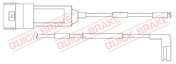 Czujnik zużycia klocków QUICK BRAKE WS 0120 A