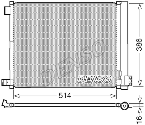 Skraplacz klimatyzacji DENSO DCN46022