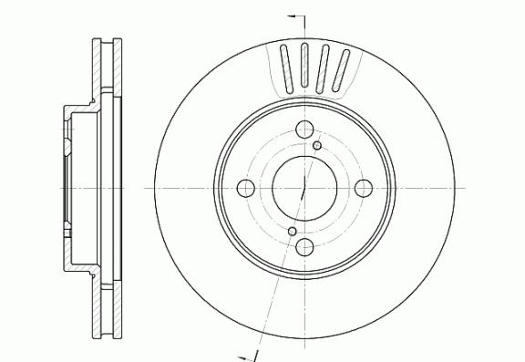 Tarcza hamulcowa REMSA 6742.10