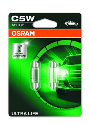 Żarówka oświetlenia tablicy rejestracyjnej OSRAM 6418ULT-02B
