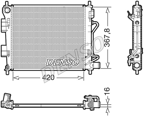 Chłodnica DENSO DRM41018