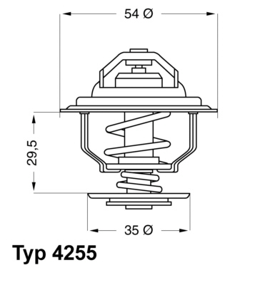 Termostat WAHLER 4255.87D