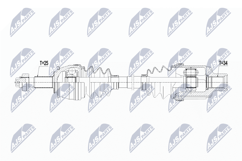 Wał napędowy NTY NPW-PL-061