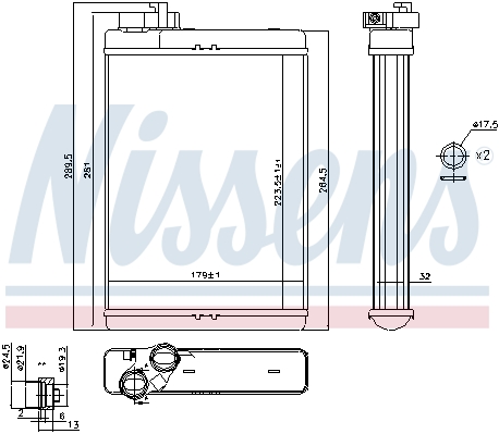 Nagrzewnica NISSENS 70231