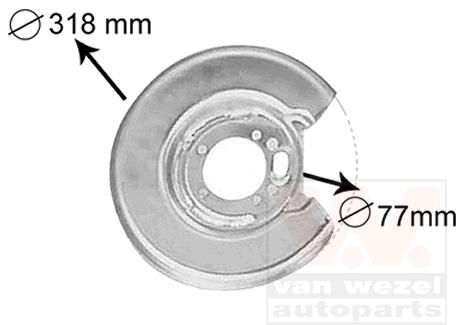 Tarcza kotwiczna VAN WEZEL 5994373