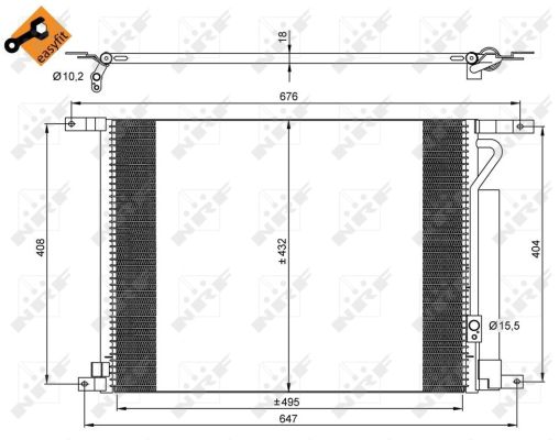 Skraplacz klimatyzacji NRF 35931