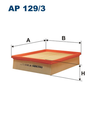 Filtr powietrza FILTRON AP129/3