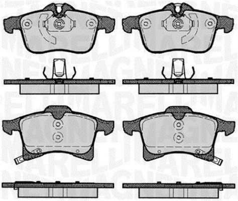 Klocki hamulcowe MAGNETI MARELLI 363916060364