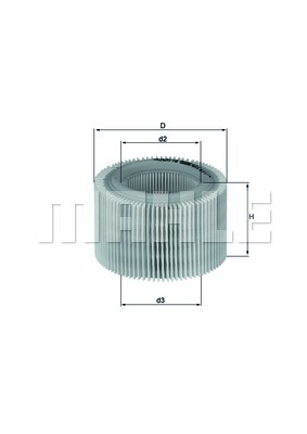 Filtr powietrza KNECHT LX 718