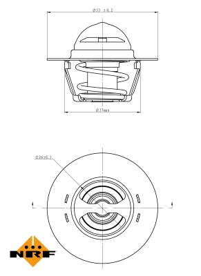 Termostat NRF 725128