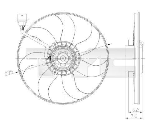 Wentylator TYC 837-0036