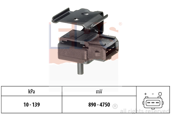 Czujnik ciśnienia w kolektorze ssącym EPS 1.993.068