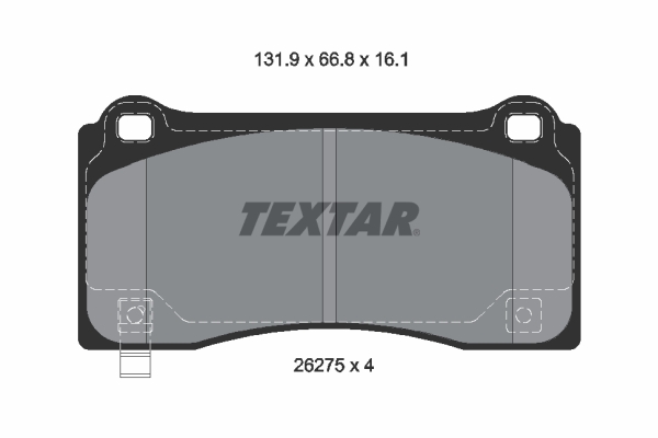 Klocki hamulcowe TEXTAR 2627501