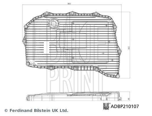 Filtr automatycznej skrzyni biegów BLUE PRINT ADBP210107