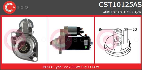 Rozrusznik CASCO CST10125AS