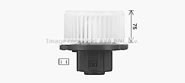 Wentylator wnętrza AVA QUALITY COOLING OL8728