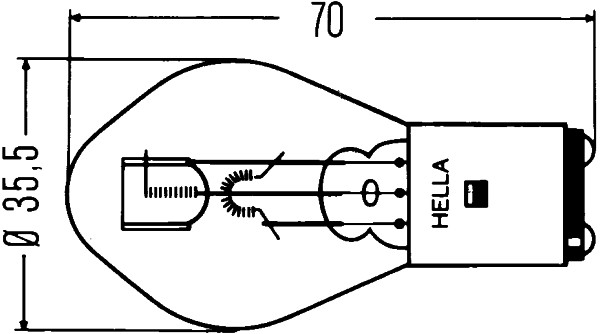 Żarówka HELLA 8GD 002 084-251