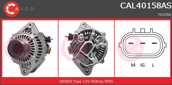 Alternator CASCO CAL40158AS