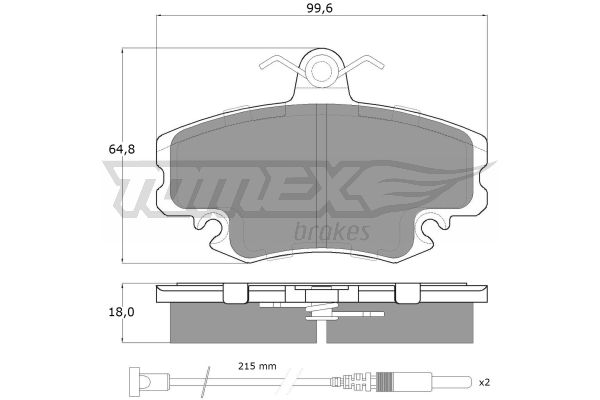 Klocki hamulcowe TOMEX BRAKES TX 11-78