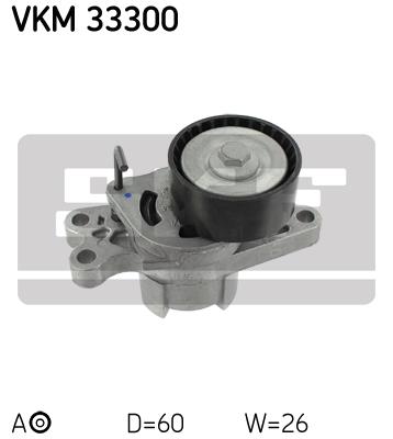 Rolka napinacza paska osprzętu SKF VKM 33300
