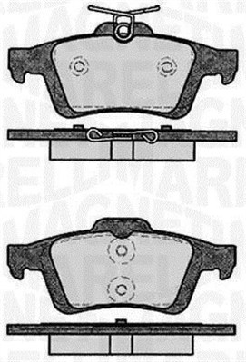 Klocki hamulcowe MAGNETI MARELLI 363916060796