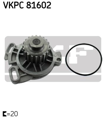 Pompa wody SKF VKPC 81602