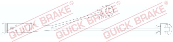 Czujnik zużycia klocków QUICK BRAKE WS 0395 A