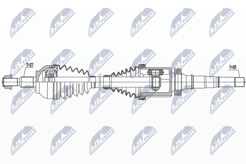 Wał napędowy NTY NPW-FR-135