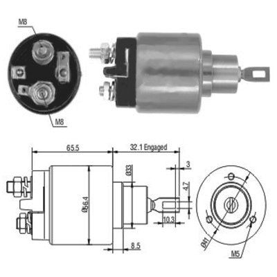 Elektromagnes rozrusznika MEAT & DORIA 46002