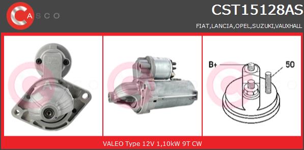 Rozrusznik CASCO CST15128AS