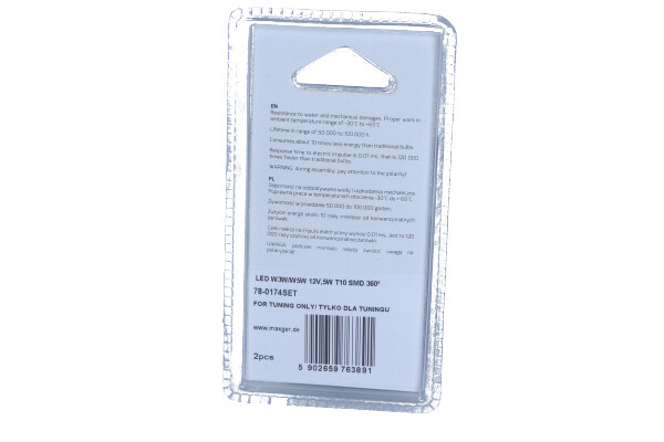 Żarówka kierunkowskazu MAXGEAR 78-0174SET