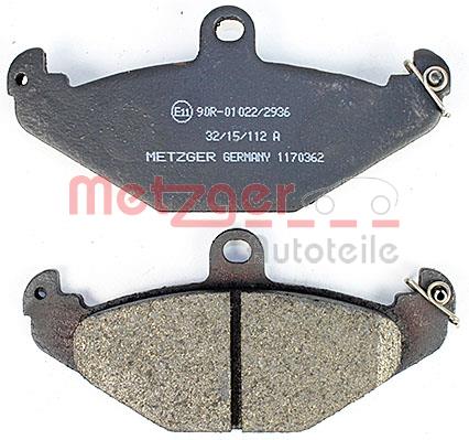 Klocki hamulcowe METZGER 1170362