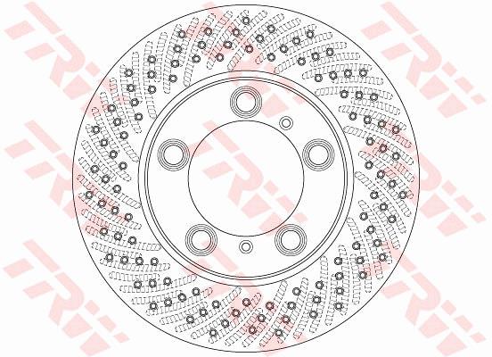 Tarcza hamulcowa TRW DF6413S