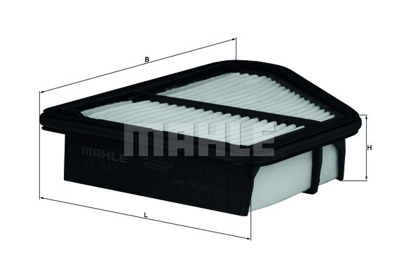 Filtr powietrza MAHLE LX 2647