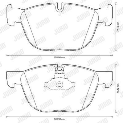 Klocki hamulcowe JURID 573300JC
