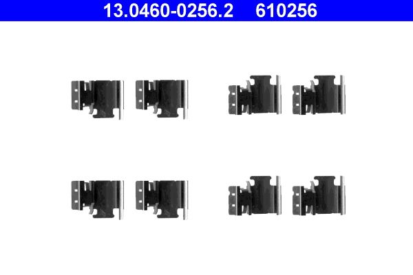Zestaw akcesoriów montażowych  klocków hamulcowych ATE 13.0460-0256.2