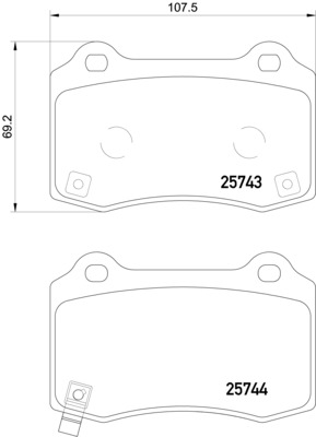 Klocki hamulcowe HELLA 8DB 355 021-251