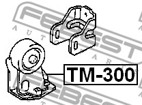 Poduszka silnika FEBEST TM-300