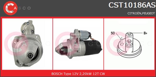 Rozrusznik CASCO CST10186AS