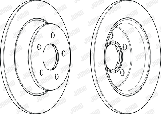 Tarcza hamulcowa JURID 562655JC