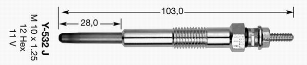 Świeca żarowa NGK 7782