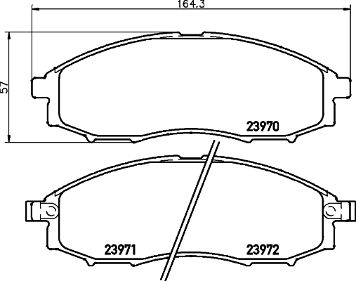 Klocki hamulcowe HELLA 8DB 355 010-671
