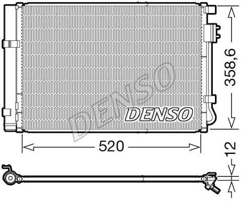 Skraplacz klimatyzacji DENSO DCN41011