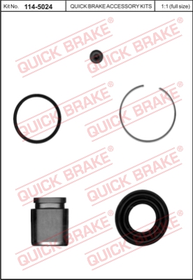 Zestaw naprawczy zacisku hamulcowego QUICK BRAKE 114-5024