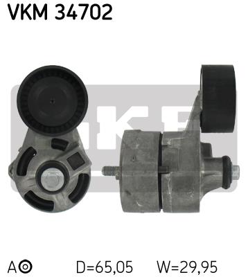 Rolka napinacza paska osprzętu SKF VKM 34702
